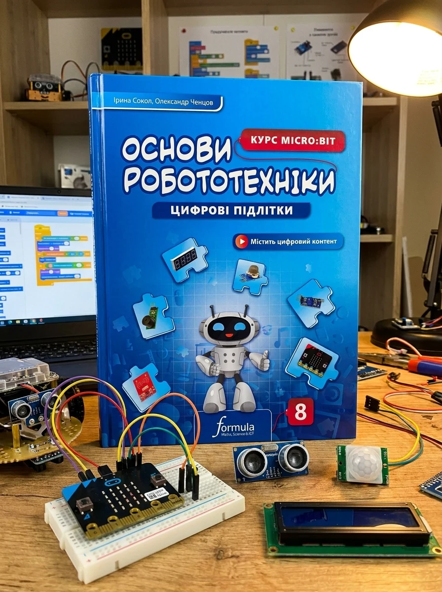 Цифрові підлітки. Основи робототехніки: Курс Micro:bit. 8 клас — Дитяча література