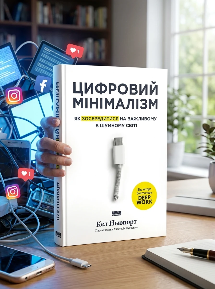 Цифровий мінімалізм. Як зосередитися на важливому в шумному світі