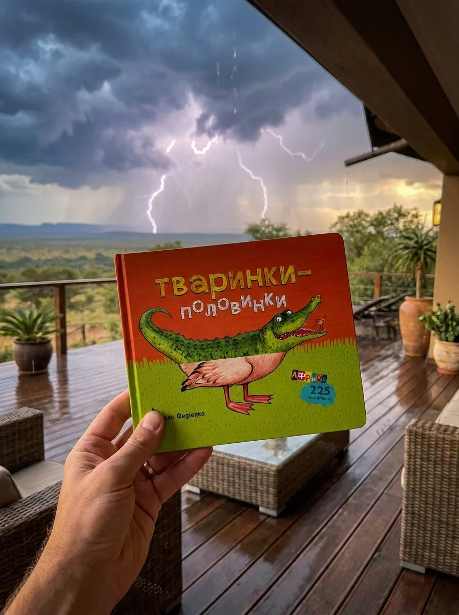 Тваринки-половинки. Африка. 225 комбінацій — Книги-іграшки