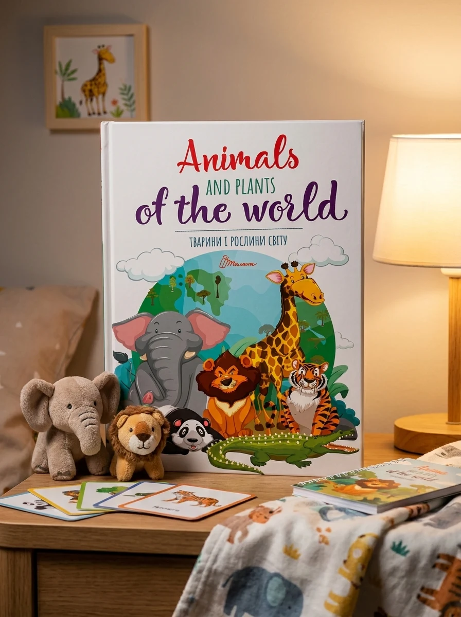 Тварини і рослини світу / Animals and plants of the world, — Дитяча література