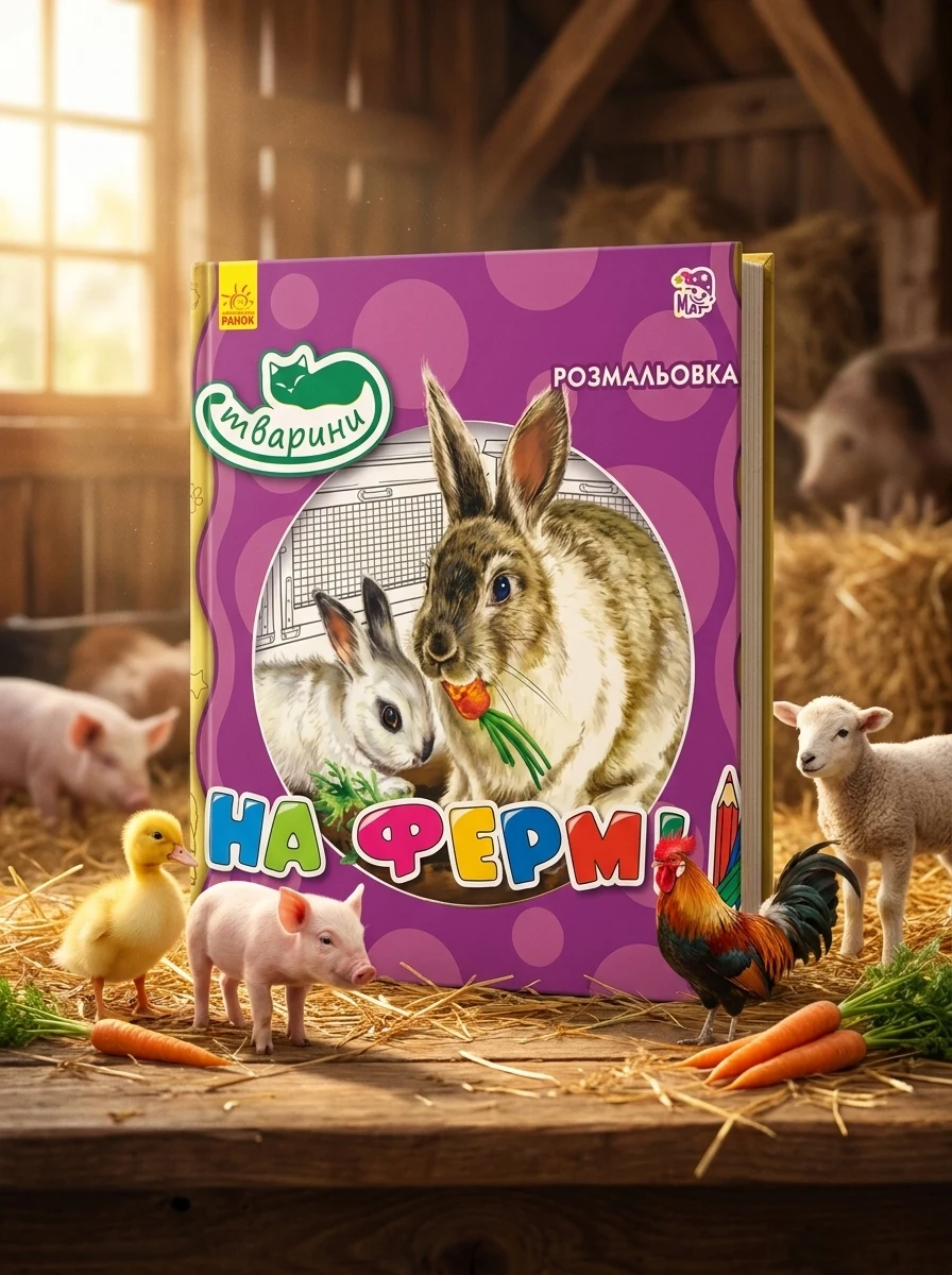 Тварини. На фермі, — Дитяча література