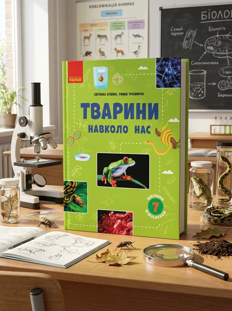 Тварини навколо нас. Посібник для 7 класу — Дитяча література