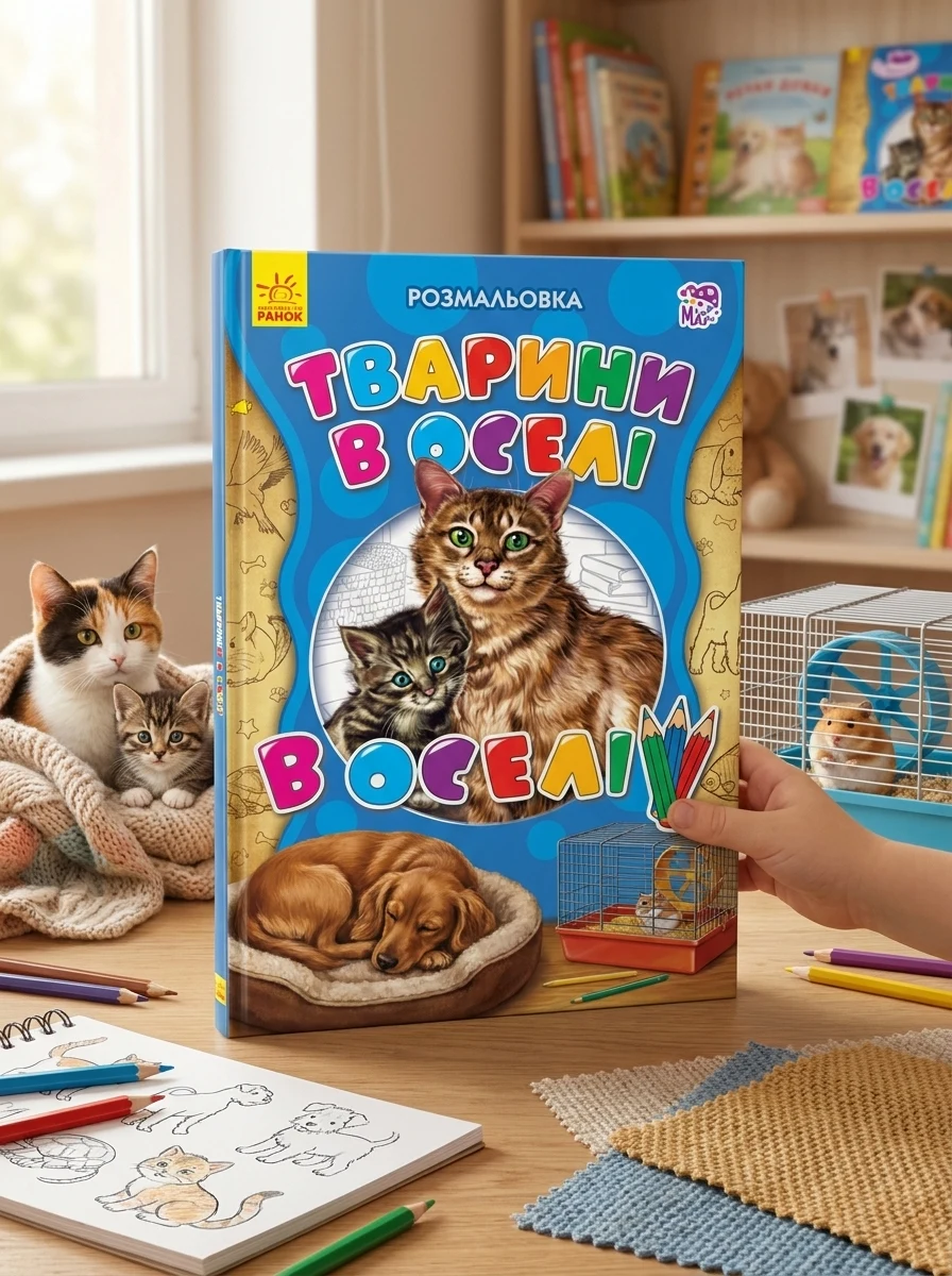 Тварини. В оселі, — Дитяча література