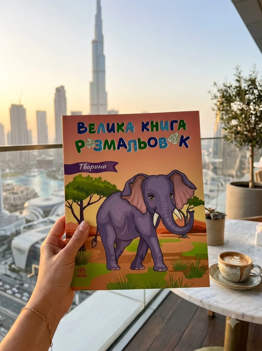 Велика книга розмальовок. Тварини — Розмальовки для дітей