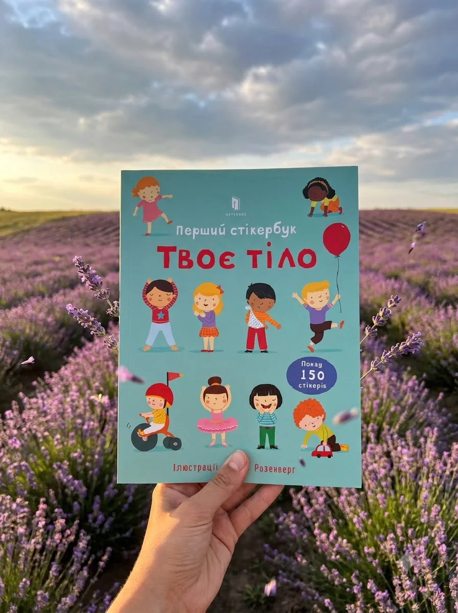 Твоє тіло. Перший стікербук — Фелісіті Брукс, обкладинка