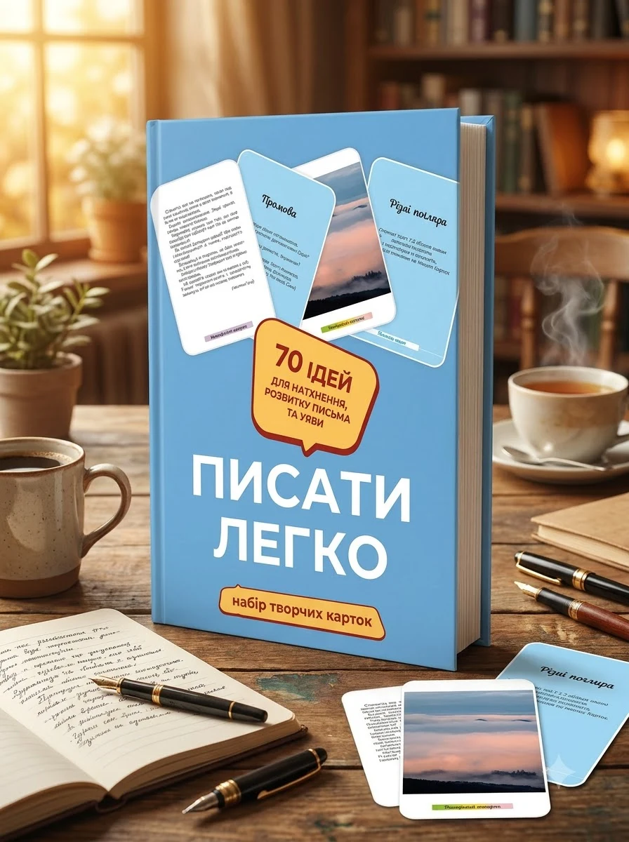 Творчі картки Писати легко — Книги для особистісного розвитку