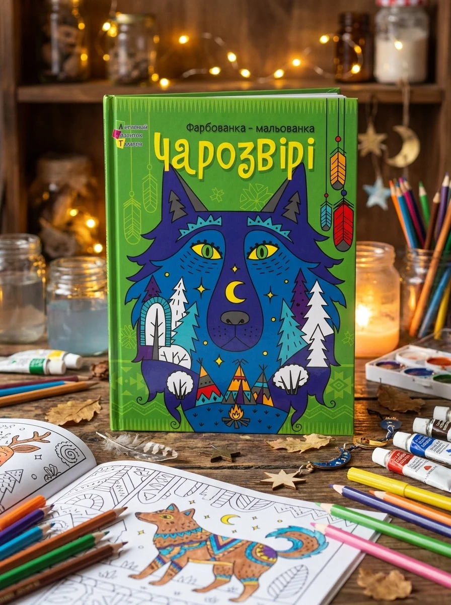 Творчий збірник : Чарозвірі. Фарбованка-мальованка — Дитяча література