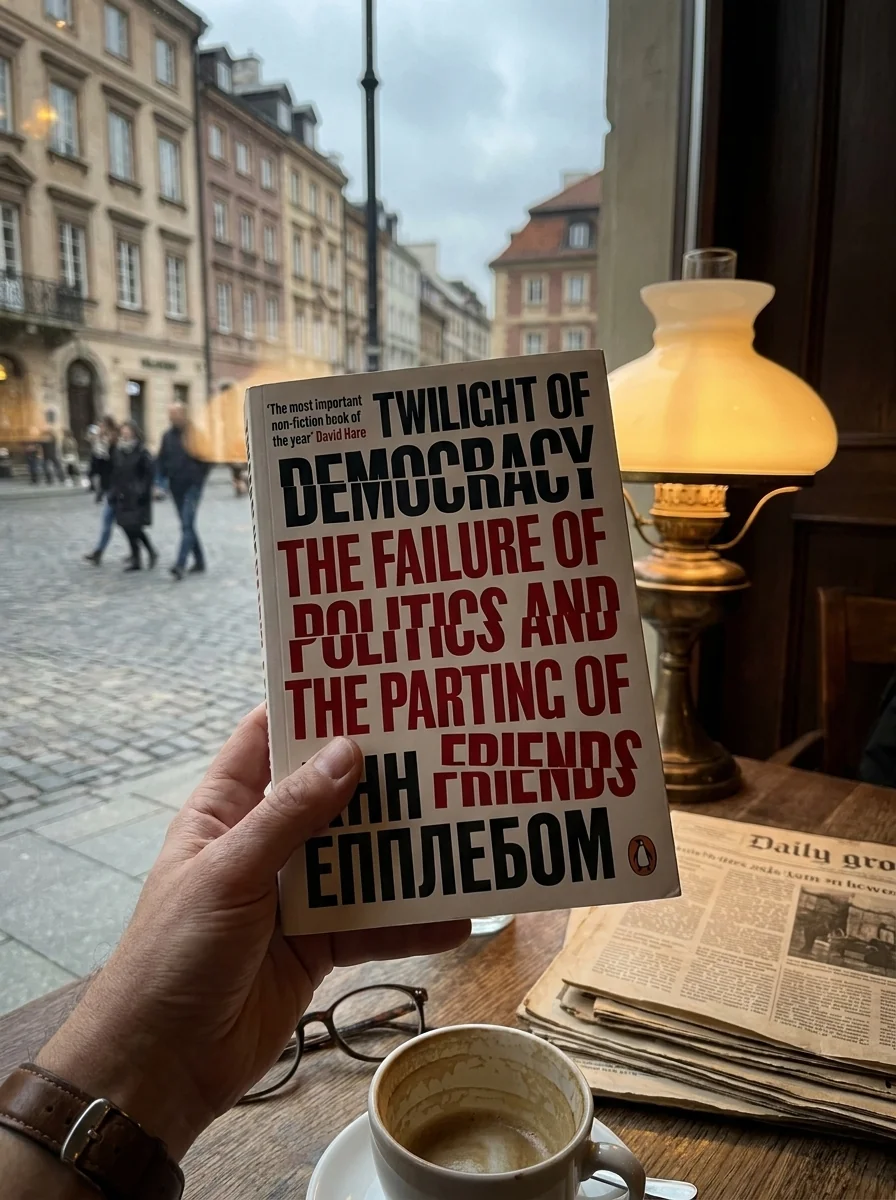 Twilight of Democracy — Енн Епплбом, обкладинка