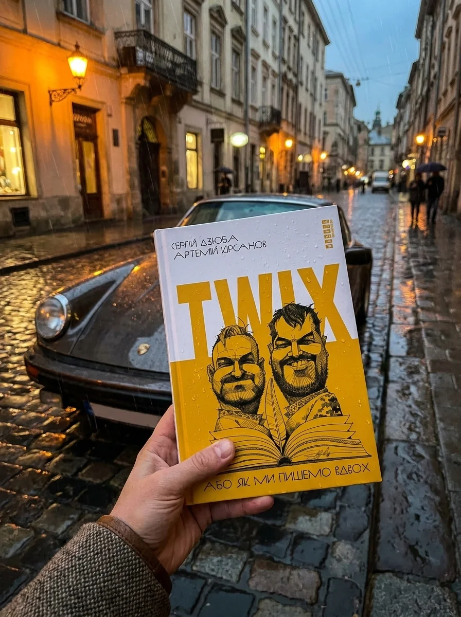 Twix, або Як ми пишемо вдвох — Сергій Дзюба, обкладинка