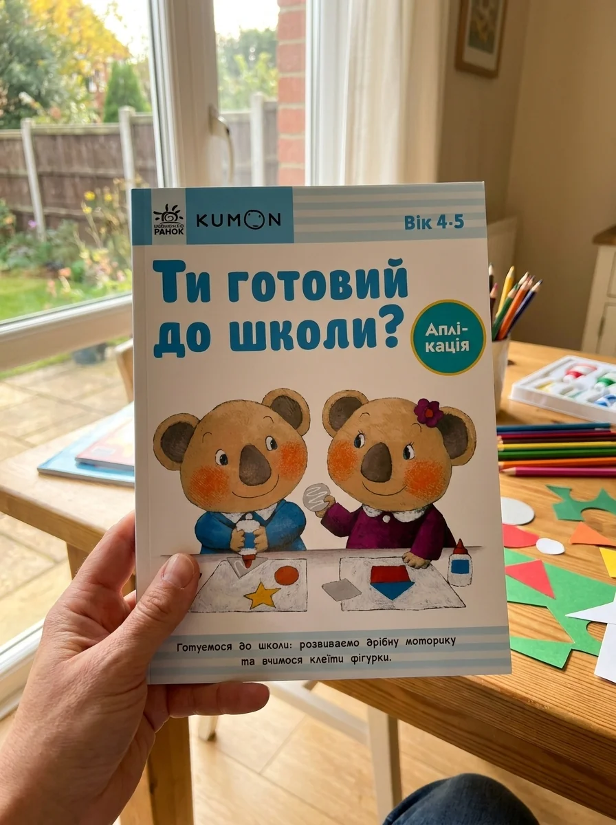 Кумон : Ти готовий до школи? Аплікація. Від 4 років — фото 2