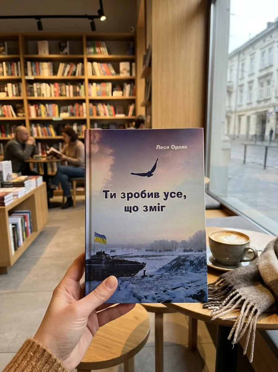 Ти зробив усе, що зміг — Орляк Леся, обкладинка