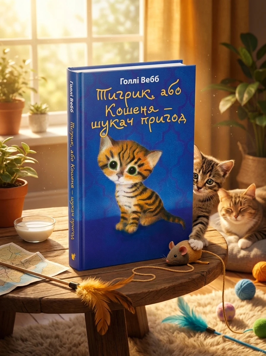 Тигрик, або Кошеня — шукач пригод — Дитяча література