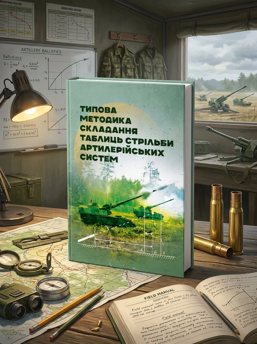 Типова методика складання таблиць стрільби артилерійських систем, фото 3