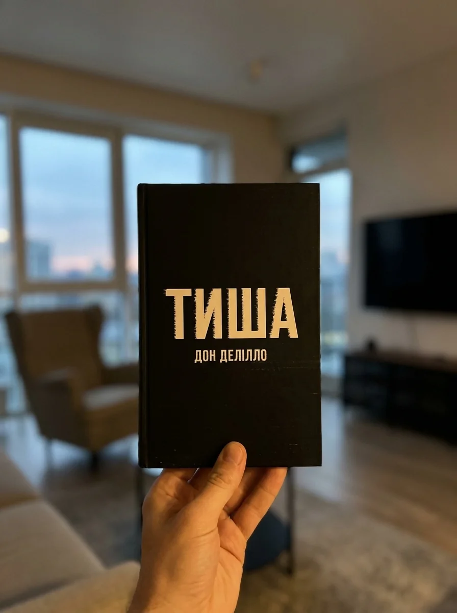 Тиша — Дон Делілло, обкладинка