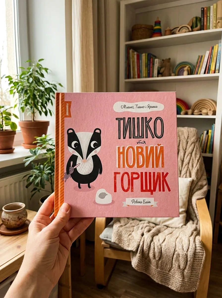 Мишко, Тишко і Яринка. Тишко та новий горщик — Дитяча проза