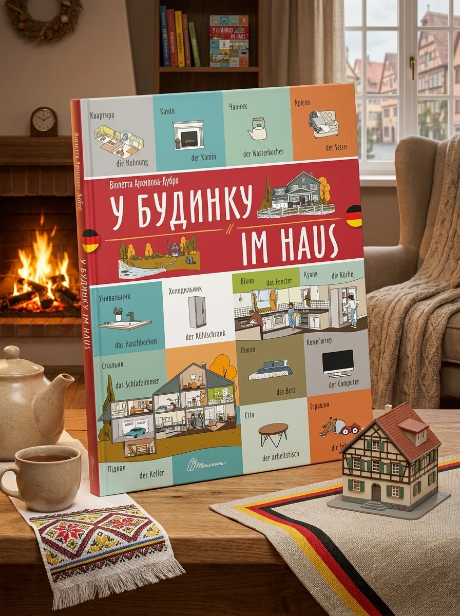У будинку. Im haus. Українсько-німецька — Вивчення мов