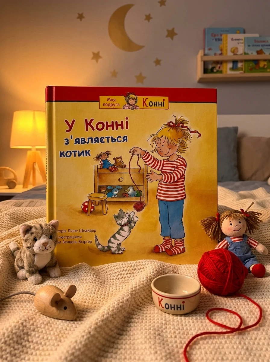 У Конні з’являється котик — Дитяча література