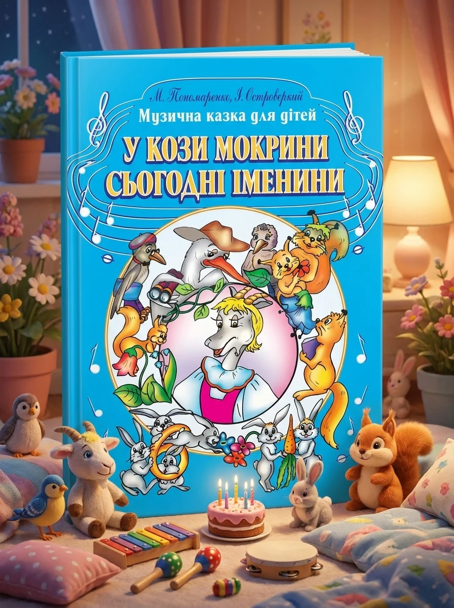 У кози Мокрини сьогодні іменини. Музична казка для дітей — Дитяча література