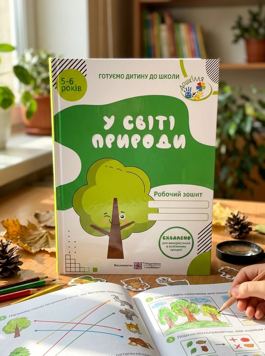 У світі природи. Робочий зошит для дітей 5-6 років — Дитяча література