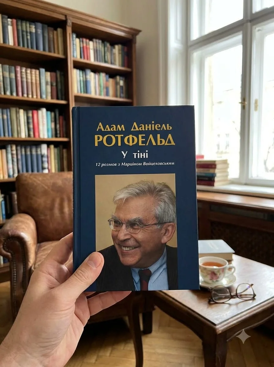 У тіні — Адам Даніель Ротфельд, обкладинка