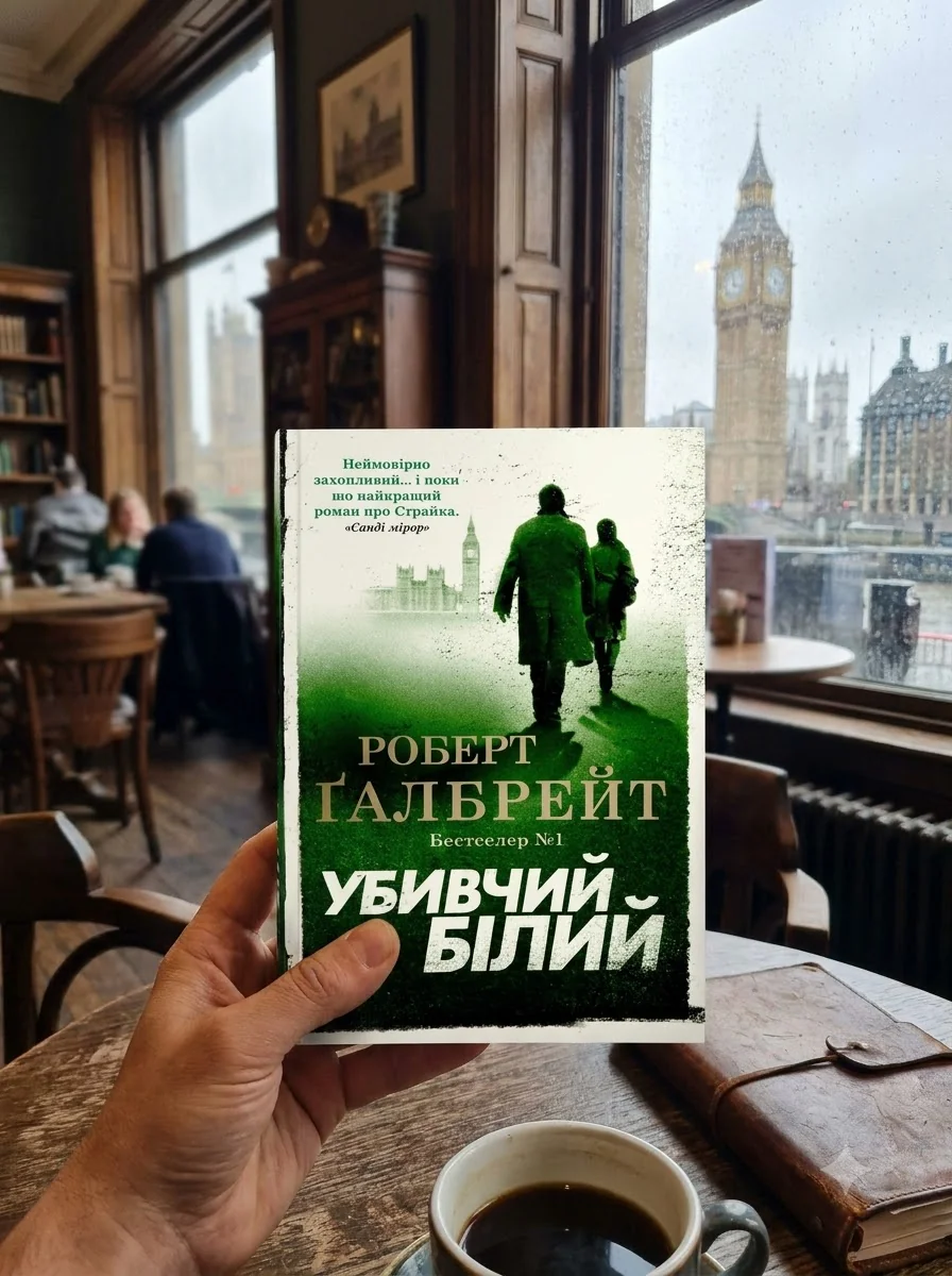 Убивчий білий. Детектив Корморан Страйк. Книга 4 (м`яка обкладинка) — Ґалбрейт Роберт, обкладинка