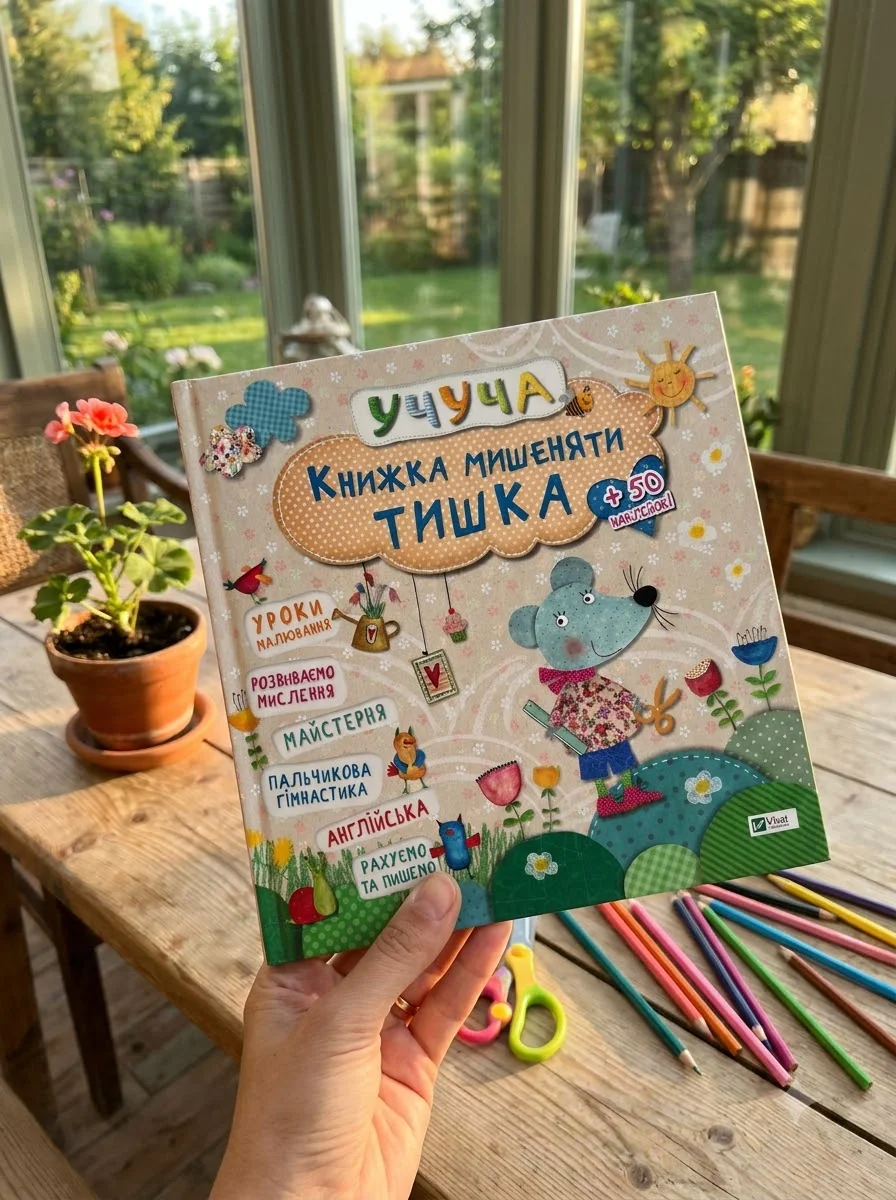 Учуча. Книжка мишеняти Тишка — Розвивальні книги
