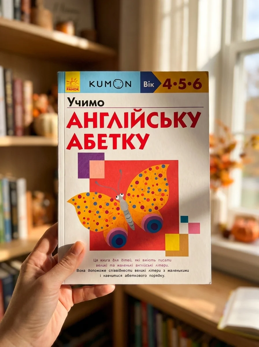 Кумон : Учимо англійську абетку — Розвивальні книги