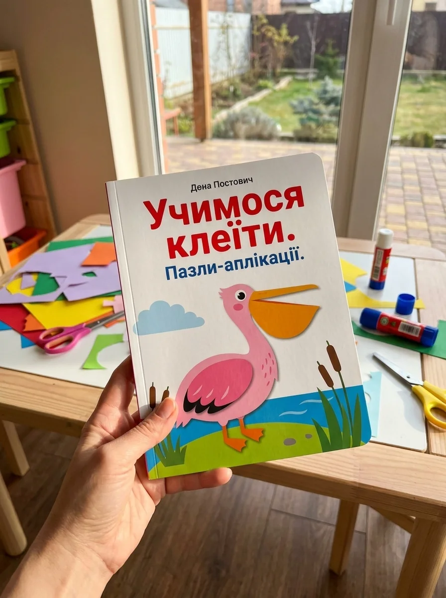 Учимося клеїти. Пазли-аплікації. 4-6 років — Розвивальні книги