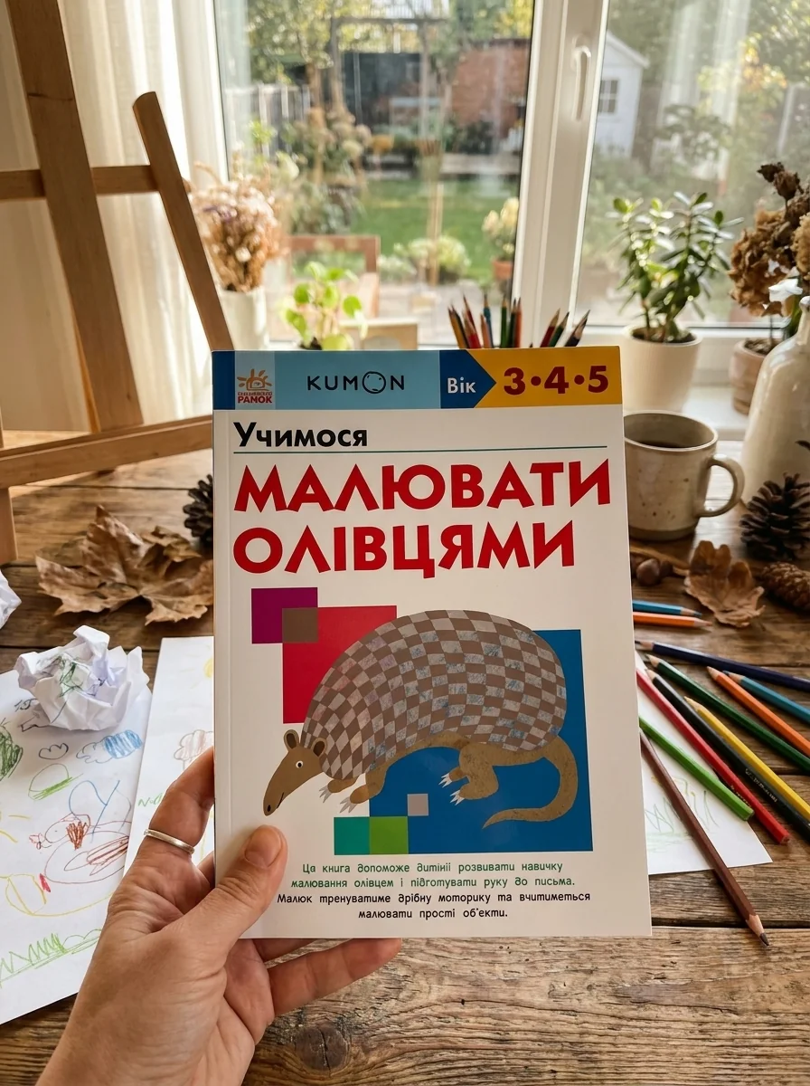 KUMON. Учимося малювати олівцями — фото 2