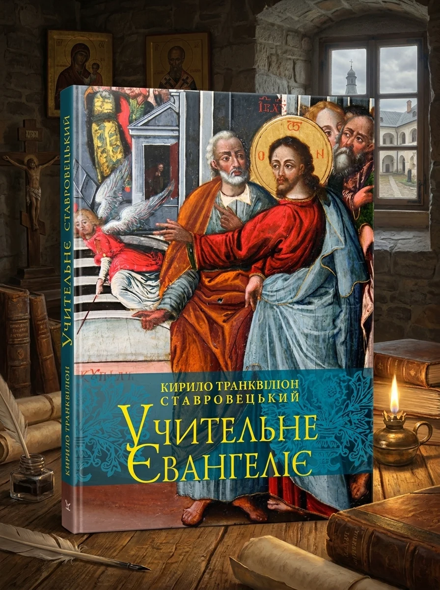 Учительне Євангеліє — Кирило Транквіліон Ставровецький, обкладинка