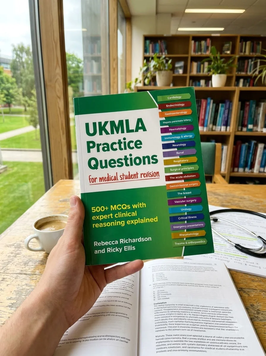 UKMLA Practice Questions for medical student revision — Ricky, обкладинка