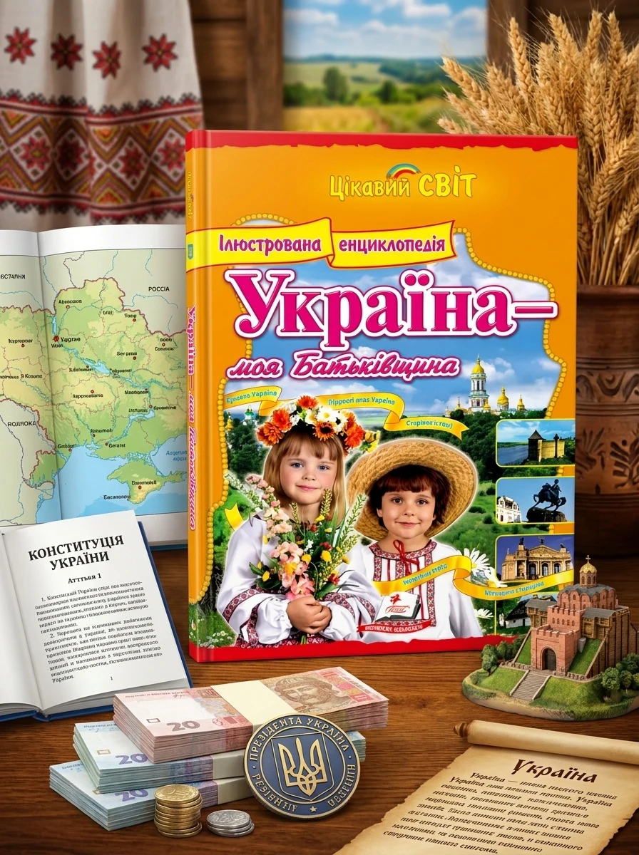 Україна - моя Батьківщина. Ілюстрована енциклопедія — Курганова Н., фото 2