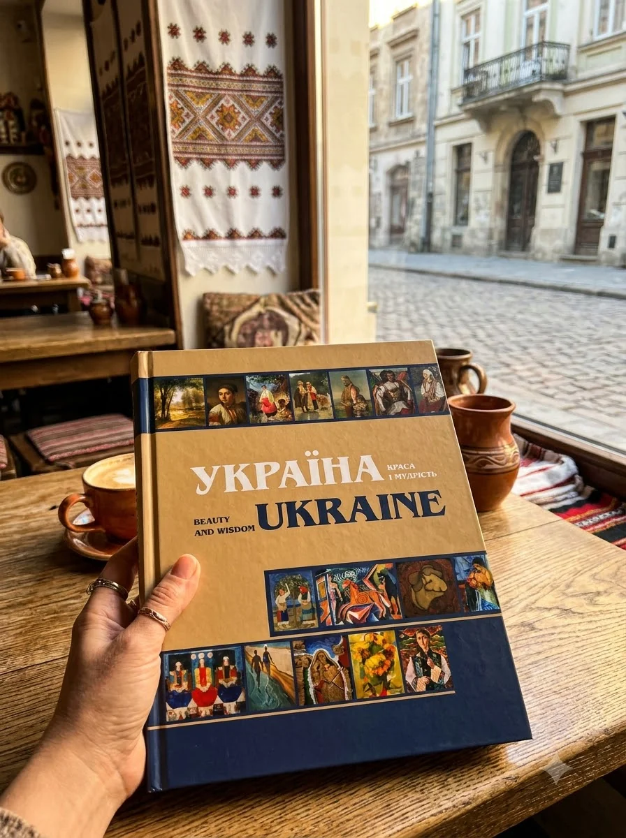 Україна. Краса і мудрість (жовта), обкладинка