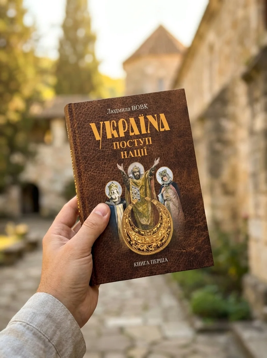 Україна. Поступ нації. Книга 1 — Людмила Вовк, обкладинка