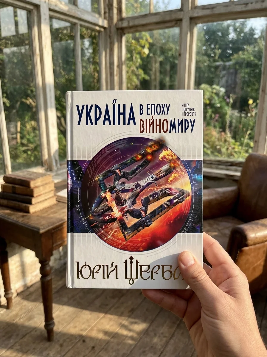 Україна в епоху війномиру — Юрій Щербак, обкладинка