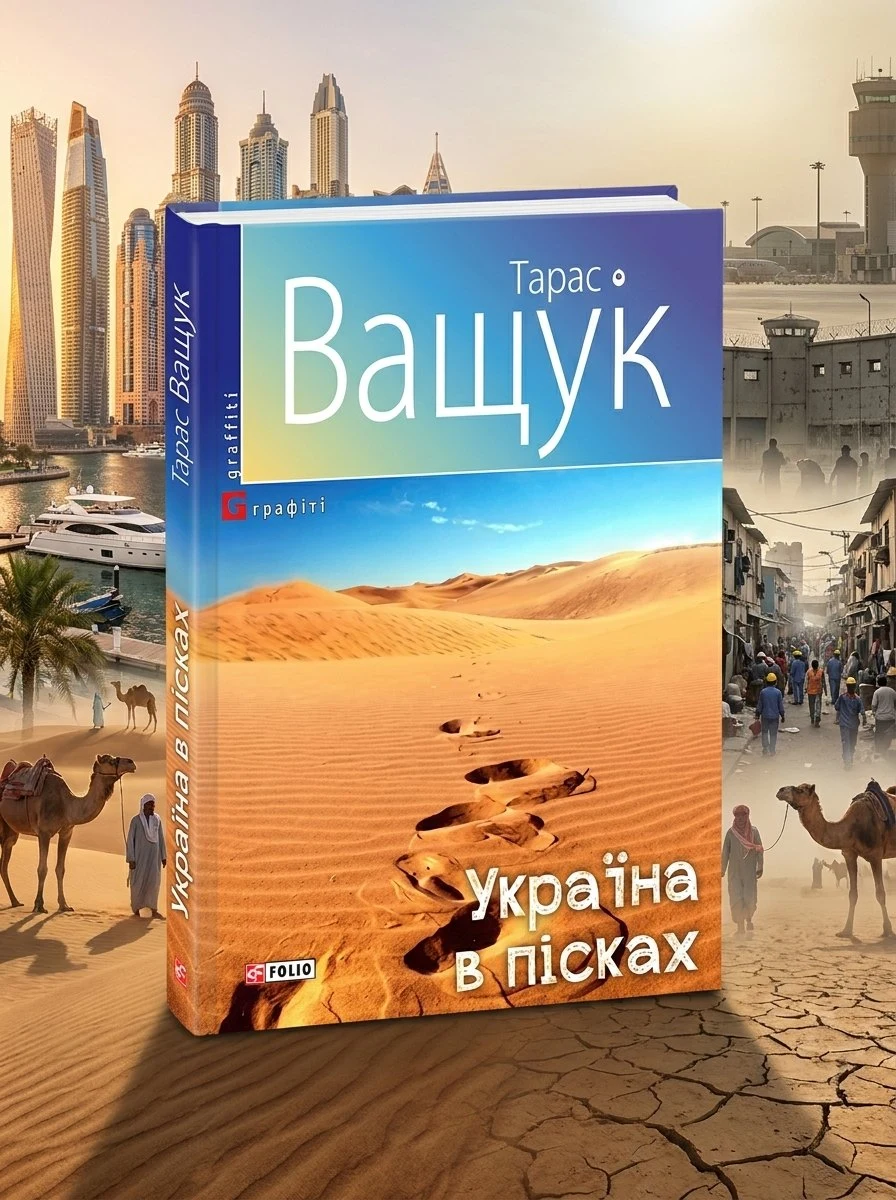 Україна в пісках — Тарас Ващук, обкладинка