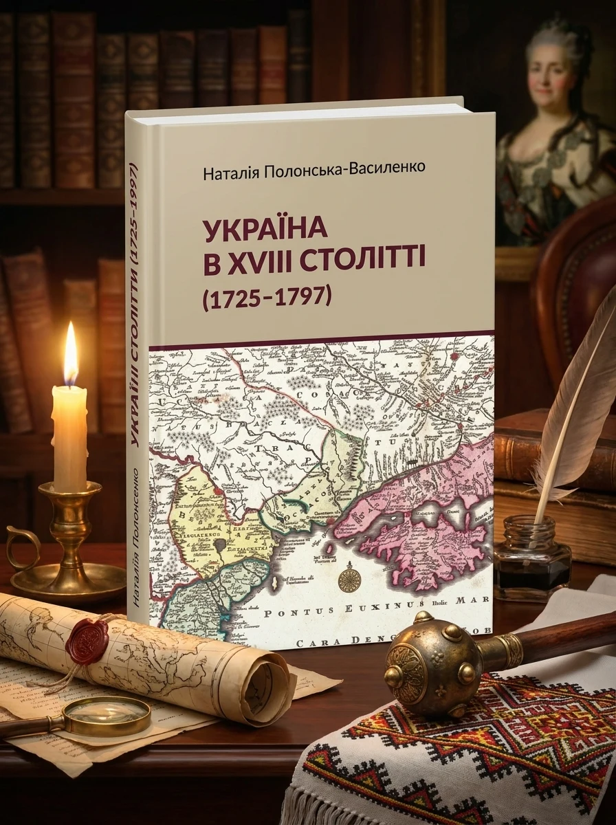 Україна в XVIII столітті (1725-1797) — Наталія Васильченко, обкладинка