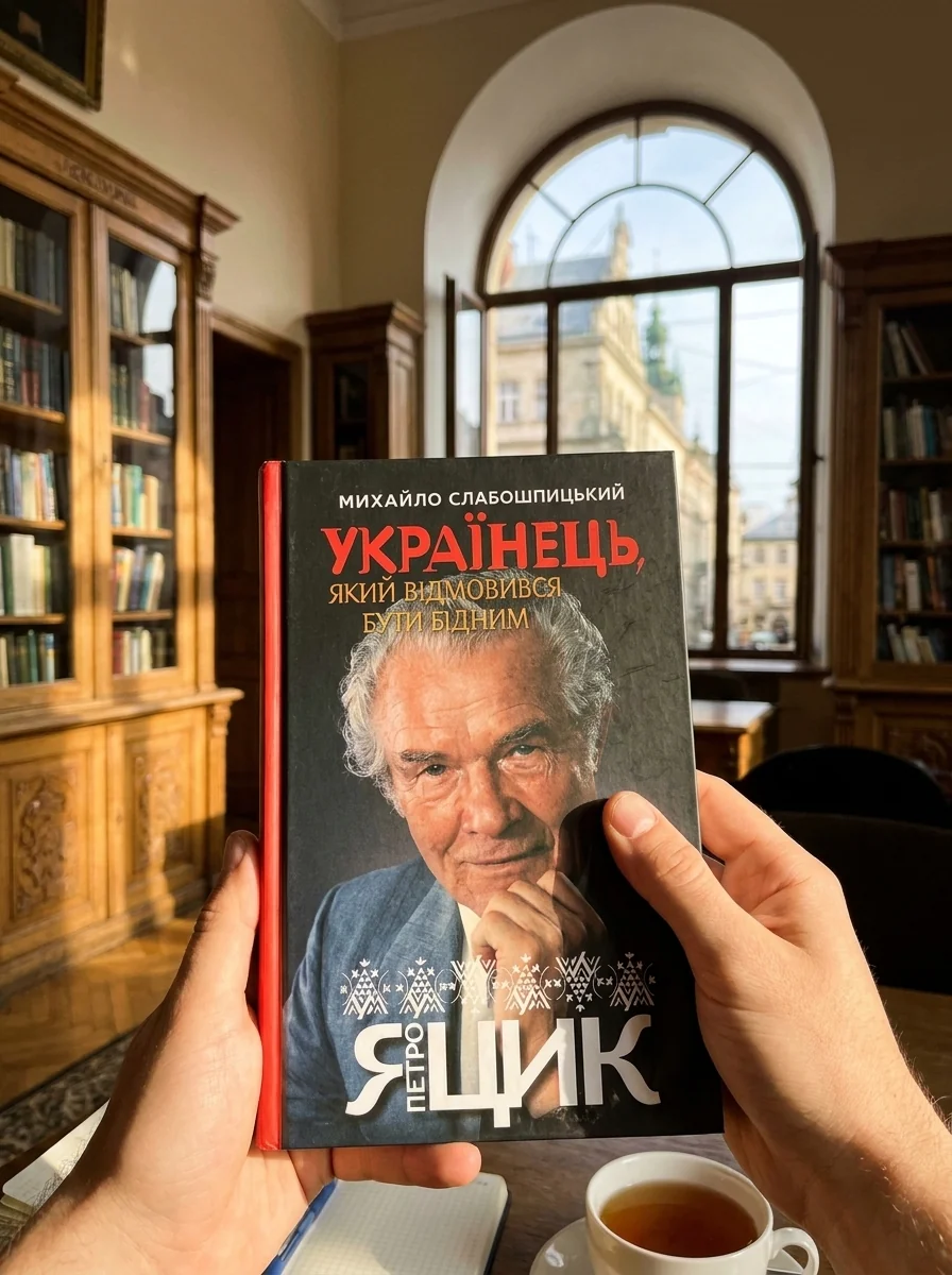 Українець, який відмовився бути бідним. Петро Яцик — Михайло Слабошпицький, обкладинка