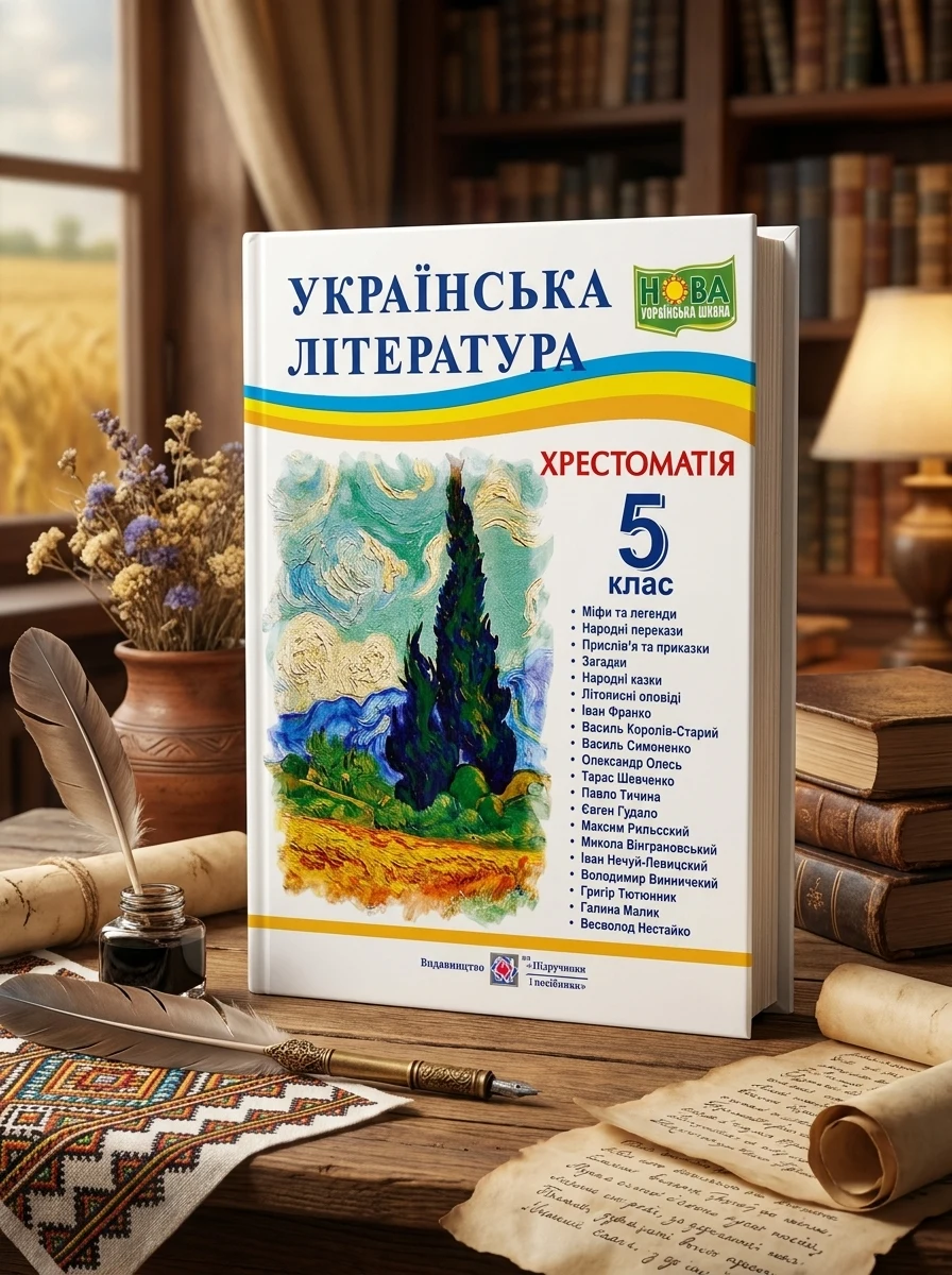 Українська література. 5 клас. Хрестоматія (НУШ) — Навчальна література