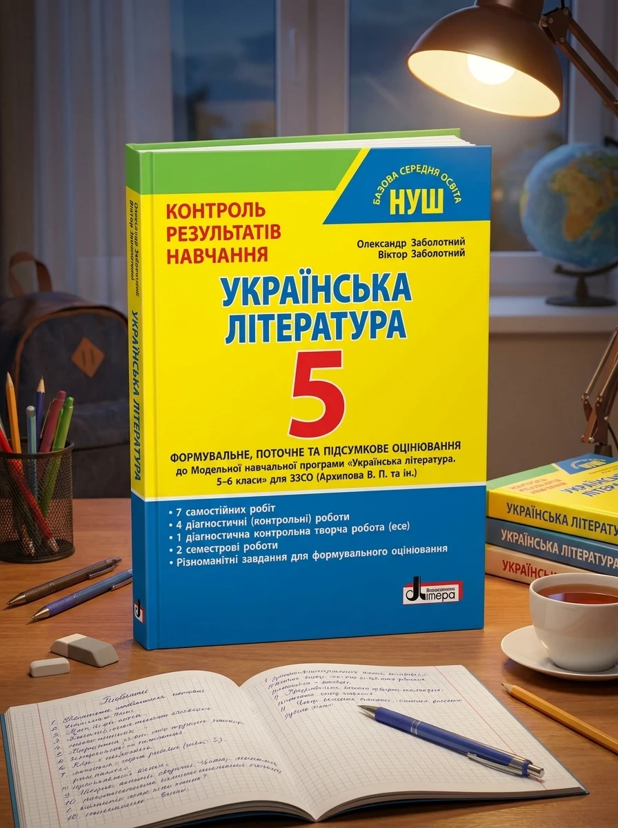Українська література. 5 клас. Контроль результатів навчання — Вивчення мов