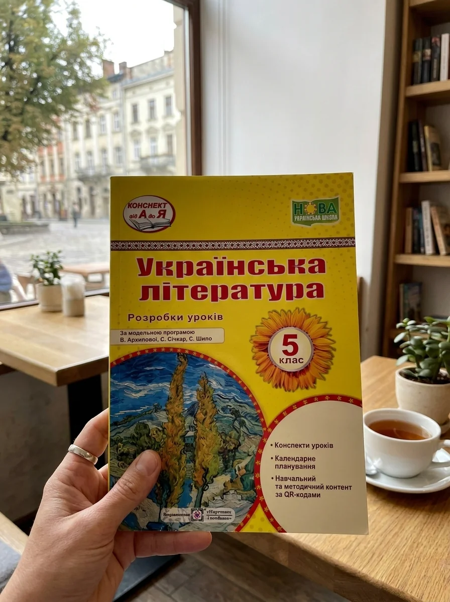 Українська література. 5 клас. Розробки уроків (за програмою В. Архипової та ін.) — Світлана Вітвіцька, обкладинка