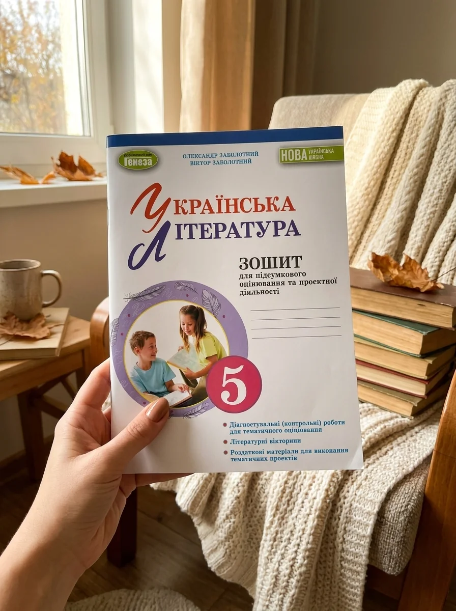Українська література. 5 клас. Зошит для підсумкового оцінювання та проєктної діяльності — фото 2