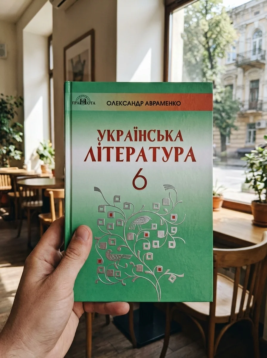 Українська література. 6 клас. Підручник (Авраменко О.) 2019 — Авраменко Олександр, обкладинка