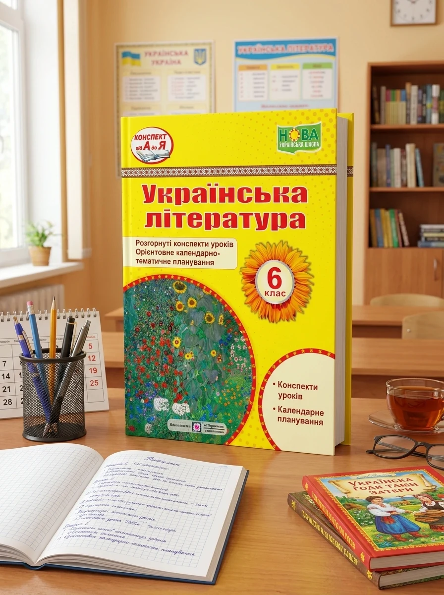 Українська література. 6 клас. Розробки уроків (за програмою В. Архипової та ін.) — Світлана Вітвіцька, фото 2