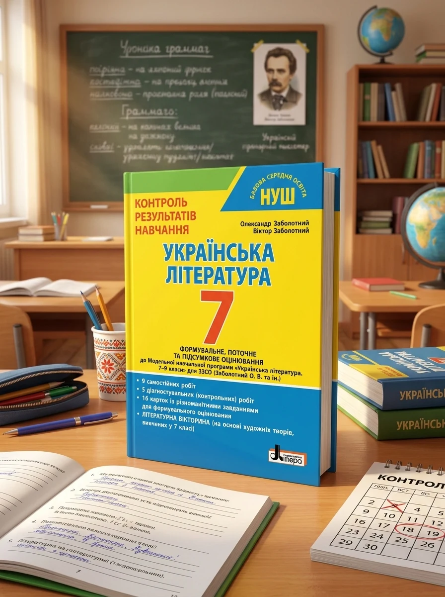 Українська література. 7 клас. Контроль результатів навчання — Вивчення мов