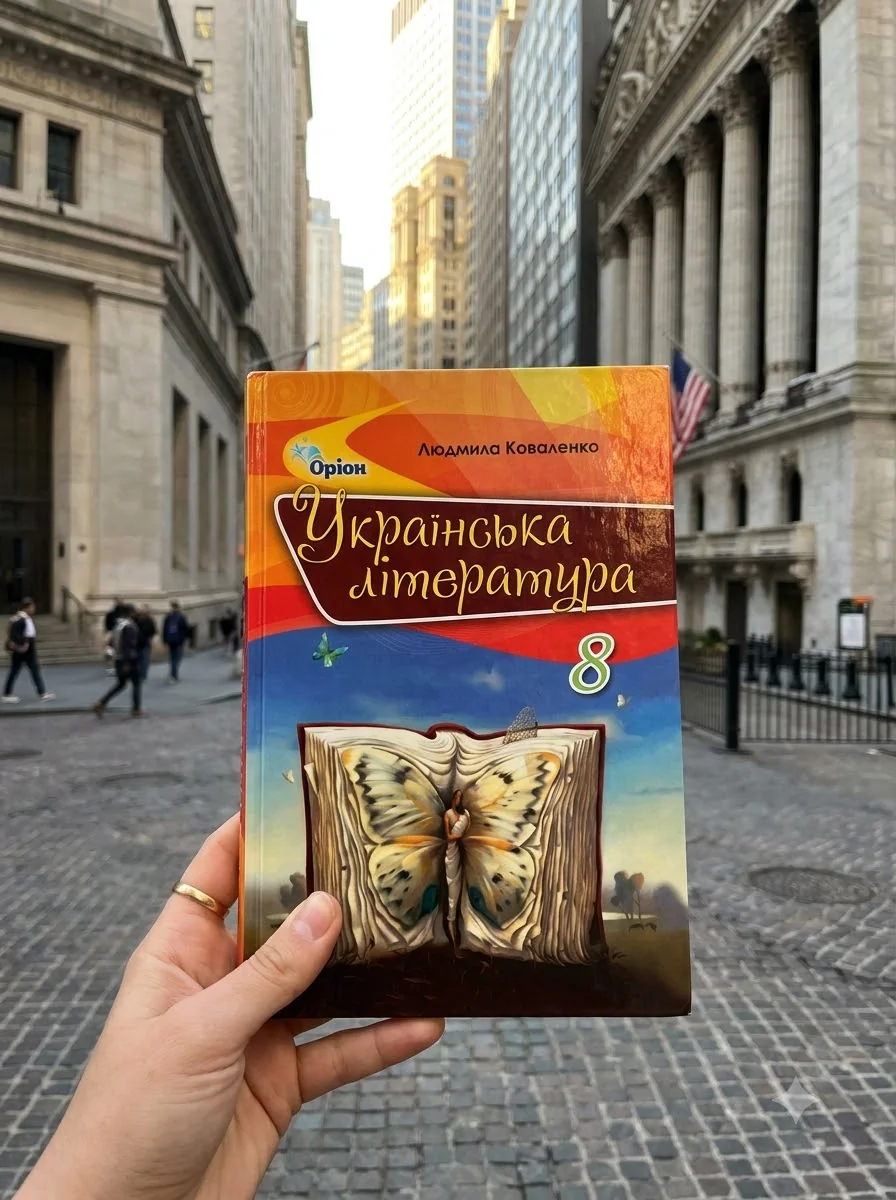 Українська література 8 клас. Підручник. 2-ге видання — Людмила Коваленко, обкладинка