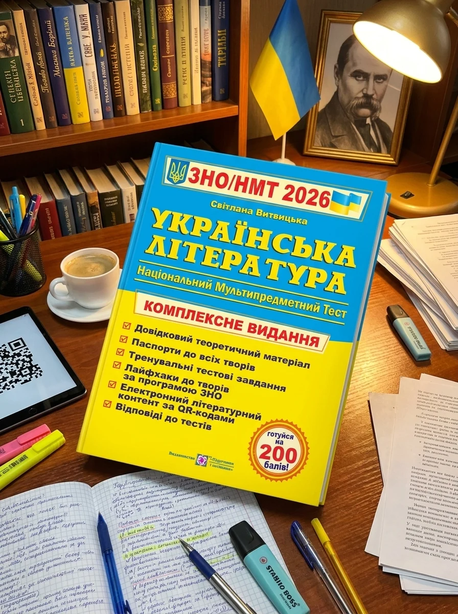 Українська література. Комплексна підготовка до HMT/ЗНО 2026 — Навчальна література