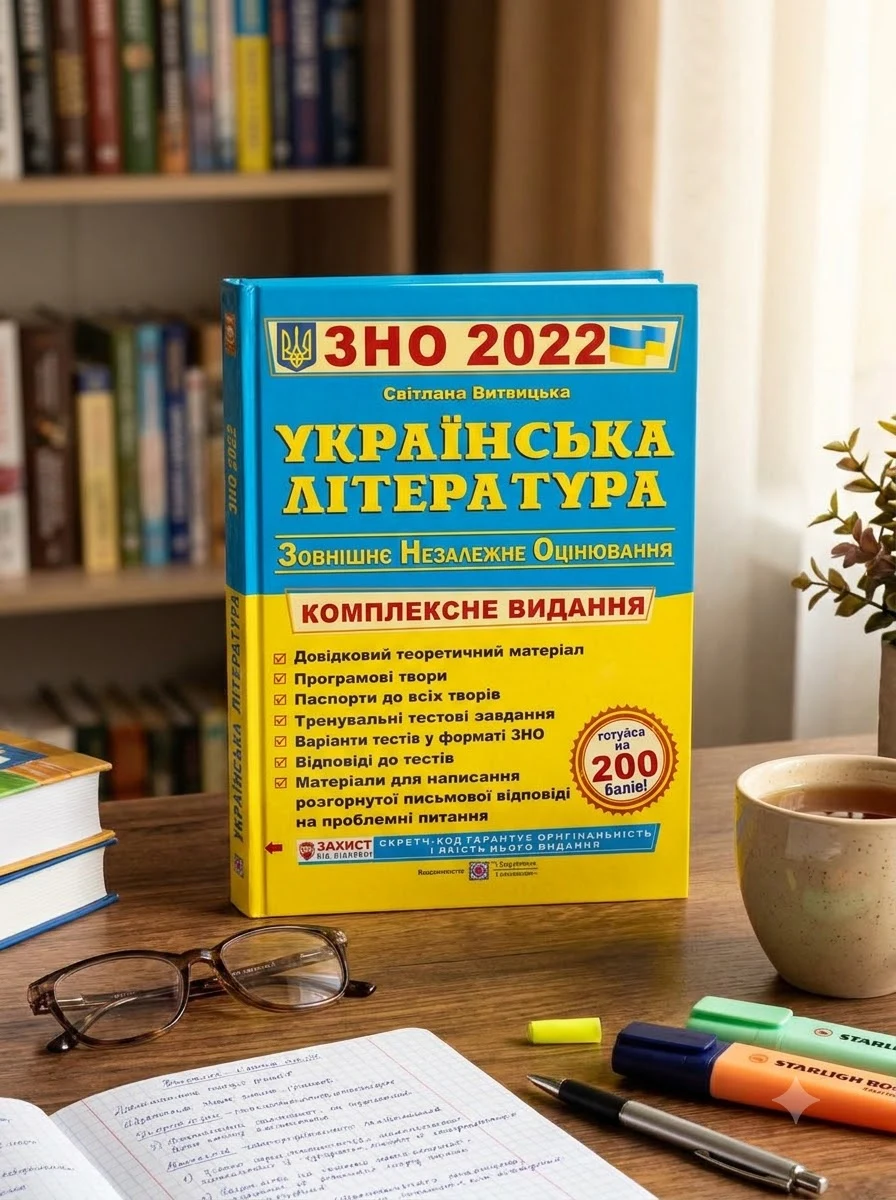 Українська література. Комплексна підготовка до ЗНО і ДПА 2022 — фото 2