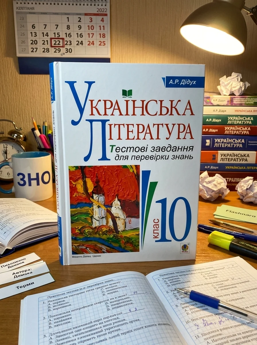 Українська література. Тестові завдання для перевірки знань. 10 клас — Вивчення мов