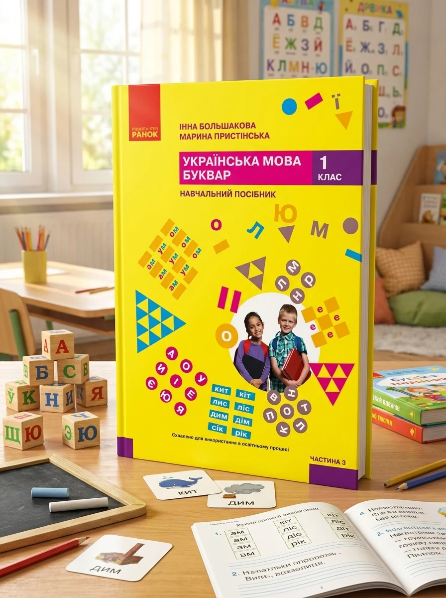 Українська мова. 1 клас. Буквар. Навчальний посібник. Частина 3 — Вивчення мов
